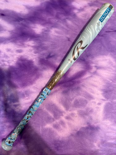 2025 Rawlings Clout AI Alloy Bat BBCOR Certified (-3) Alloy 27 oz 30" (Used)
