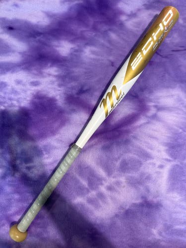 White 2023 Marucci Echo DMND Composite Bat (-10) Composite 20 oz 30" (Used)