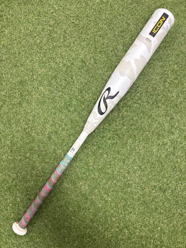 Used 2025 Rawlings Icon 30/22 USSSA Certified Drop 8 *Has Rattle*