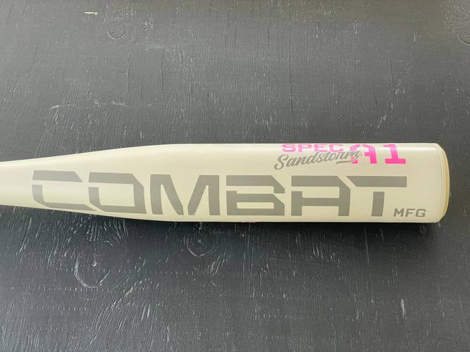 2026 Combat MFG Spec A1 Alloy BBCOR Certified Bat (-3) 31" (Used) and Batting Gloves