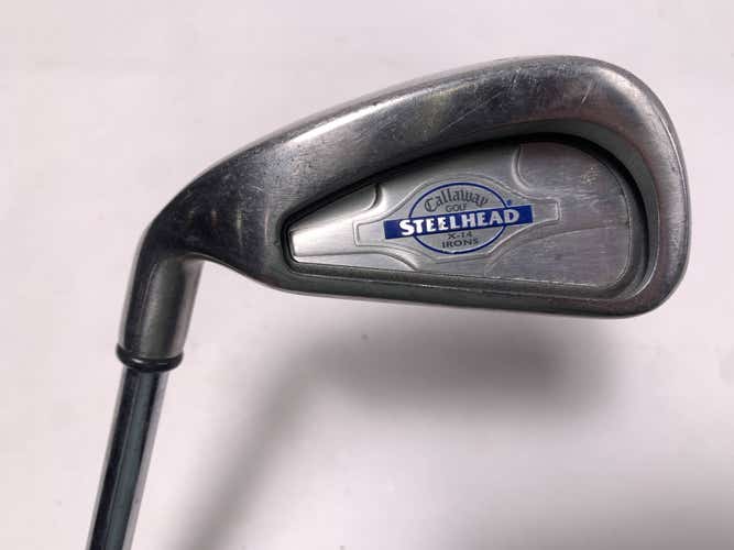 LEFTY Callaway X-14 Single 2 Iron Steelhead Regular Steel Mens LH Midsize Grip