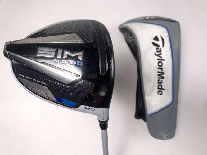 TaylorMade SIM MAX-D Driver 12* Aldila NV 45-L Ladies Graphite Womens RH HC