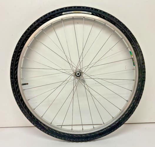 Vintage Araya RM-20 32-Spoke Silver Aluminum 26" QR Front Wheel Deore LX Hub ++