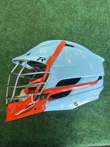 Blue and Orange Adult Cascade R Helmet (Used) | OFSM