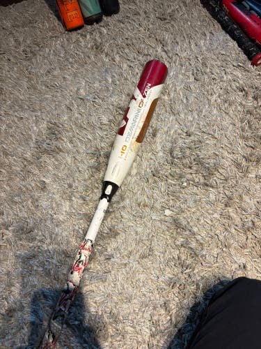 2018 DeMarini CF Zen Composite USSSA Certified Bat (-10) 22 oz 32" (Used)