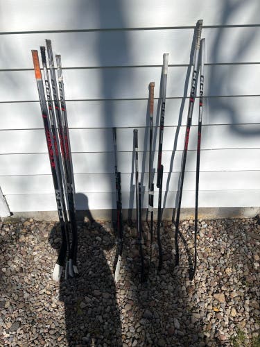 Broken Hockey Sticks