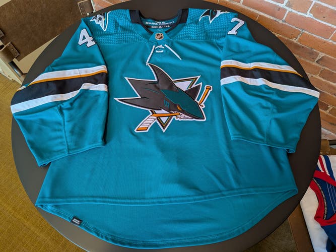 San Jose Sharks Game Issued Jersey