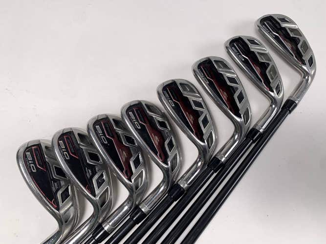 Cobra Bio Cell Red Iron Set 6-PW+GW+SW+LW Bio Cell 60g Senior Graphite Mens RH