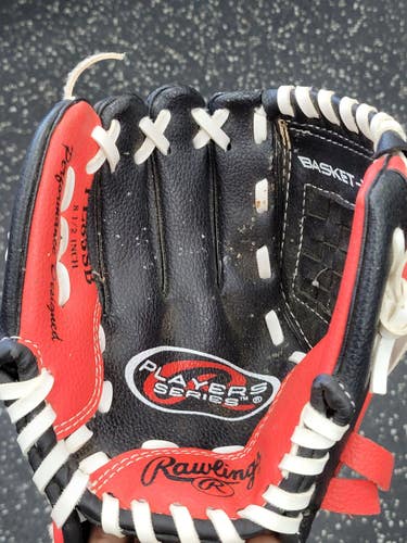 Used Rawlings PLAYERS SERIES BB/SB Glove LH Throw Black 8" 11849-S000038479
