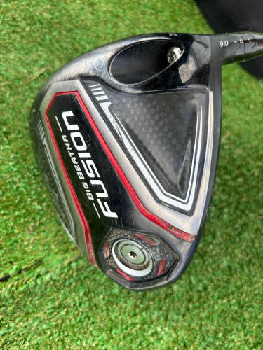 Men's Callaway Big Bertha Fusion right Hand Driver Stiff Flex 9 Loft (Used)