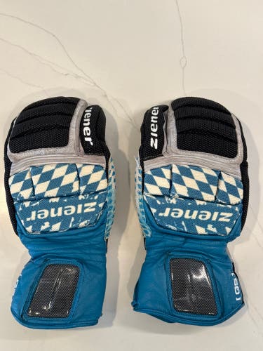 Blue Large/Extra Large Adult Unisex Ziener Gloves (Used)