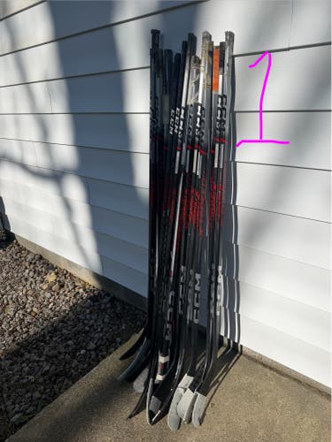 Broken Hockey Sticks