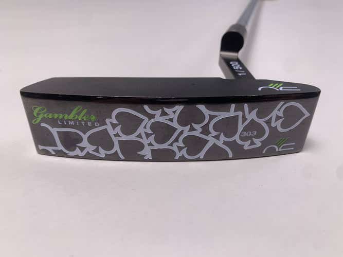 Never Compromise Gambler Royal 1 / 500 Black Putter 33.5" Mens RH