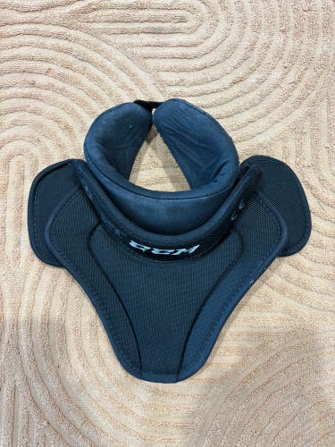 Black Junior S/M CCM Neck Guard (Used)