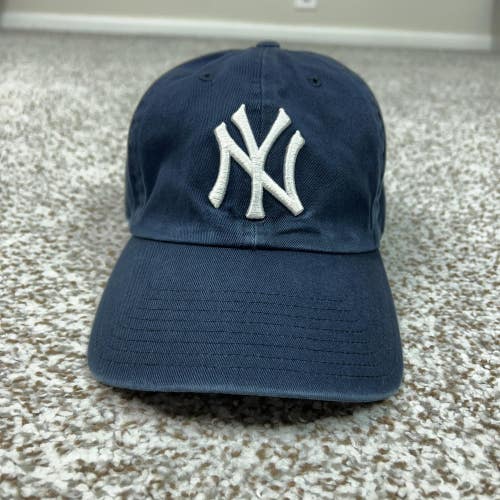 New York Yankees Hat Cap Strap Back Mens One Size Blue MLB Baseball '47 Dad Hat