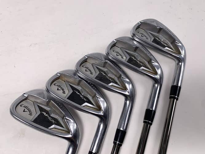 Callaway Apex 19 Iron Set 6-PW UST Mamiya Recoil ESX 460 F3 Regular Graphite RH