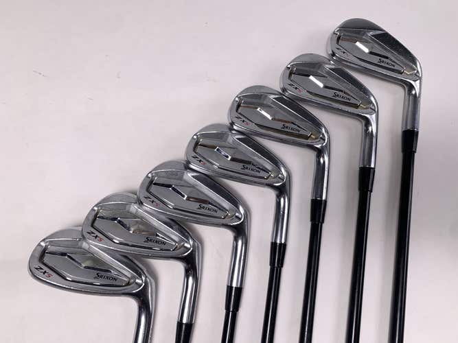 Srixon ZX5 Iron Set 5-PW+AW Fujikura Vista Pro 70g Regular Graphite Mens RH +1"