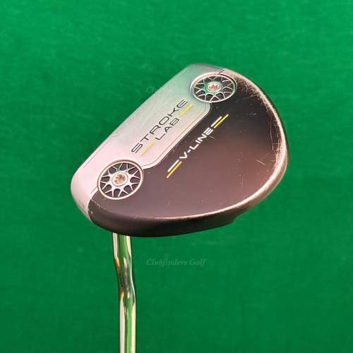 LH Odyssey Stroke Lab V-Line 35" Double-Bend Mallet Putter Golf Club