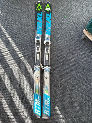 Volkl RTM Jr 140 cm Skis With Marker 4.5 Bindings (Used)