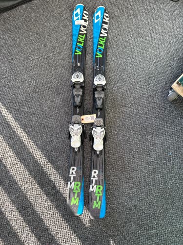 Volkl RTM Jr 120 cm Skis With Marker 4.5 Bindings (Used)