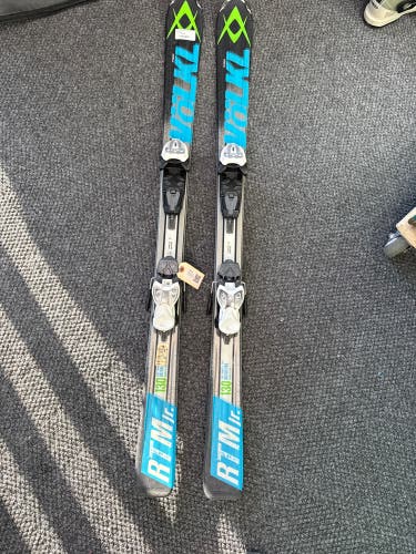 Volkl RTM Jr 130 cm Skis With Marker 4.5 Bindings (Used)