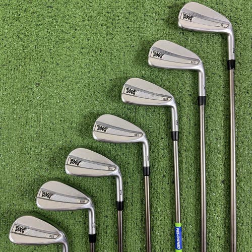 PXG 0211 Cor2 Iron Set 5-PW GW UST Mamiya Recoil ES 460 F3 Regular Flex