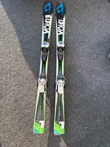 Volkl RTM Jr 130 cm Skis With Marker 7.0 Bindings (Used)