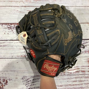 Black Rawlings Renegade LH First Base Baseball Glove 11.5" (Used)