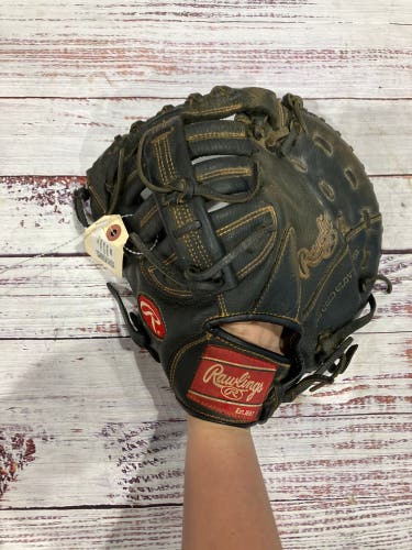 Black Rawlings Renegade LH First Base Baseball Glove 11.5" (Used)