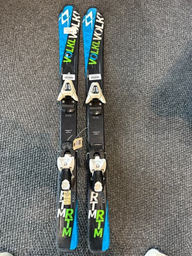 Volkl RTM Jr 100 cm Skis With Salomon C5 Bindings (Used)