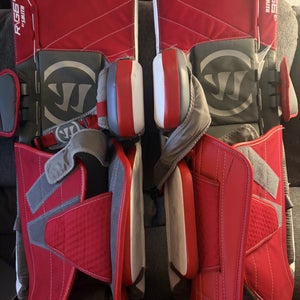 34" Warrior Ritual G6 E+ Goalie Leg Pads (Used)