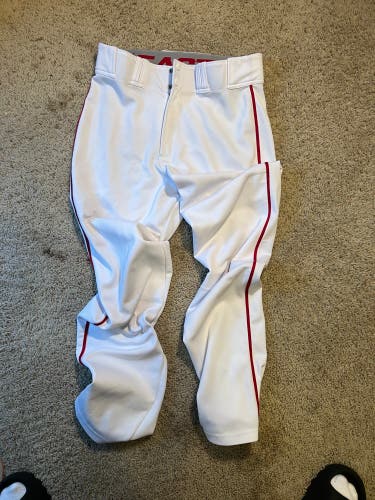 White Men's Large Adult Easton Game Pants (Used)