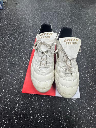 Used Lotto Soccer Cleats White Senior 11 11849-S000038577