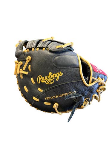 Used Rawlings HIGHLIGHT 1ST BASE BB/SB First Base RH Throw Black 11 1/2" 10299-S000308548