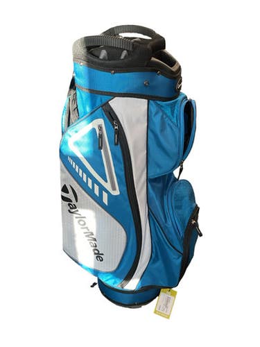 Used Taylormade 14 WAY CART Mens Cart Bag Royal Blue 10299-S000308666