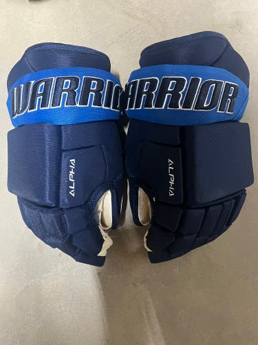 Warrior Alpha Pro Gloves 15" Pro Stock (New)