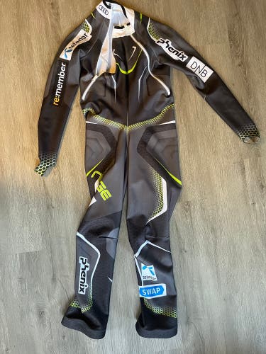HENRIK KRISTOFFERSEN 2018 Norwegian ski team Phenix downhill Suit (Used) FIS Legal