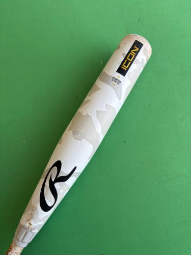 2025 Rawlings Icon Composite Bat USSSA Certified (-8) 22 oz 30" (Has a rattle)