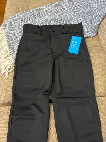 Black Unisex Medium Youth Champro Game Pants (New)
