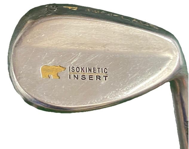 Nicklaus Isokinetic Insert Milled Face P Wedge 52 Stiff Steel 35" RH New Grip