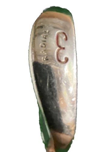Hogan Radial 3 Iron Men's RH Vector 3 Regular Steel 38" Vintage Grip Single Club