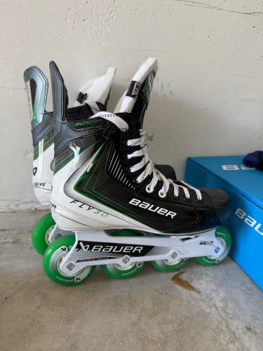 Bauer Inline Skates Regular Width Size 8.5 (Used)