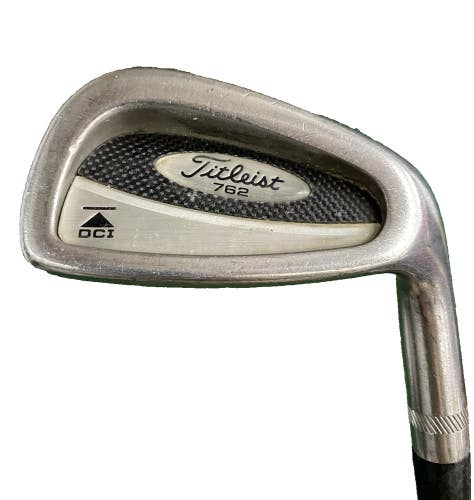 Titleist DCI 762 8 Iron Black Triangle RH Stiff Steel 37" Good Midsize Grip