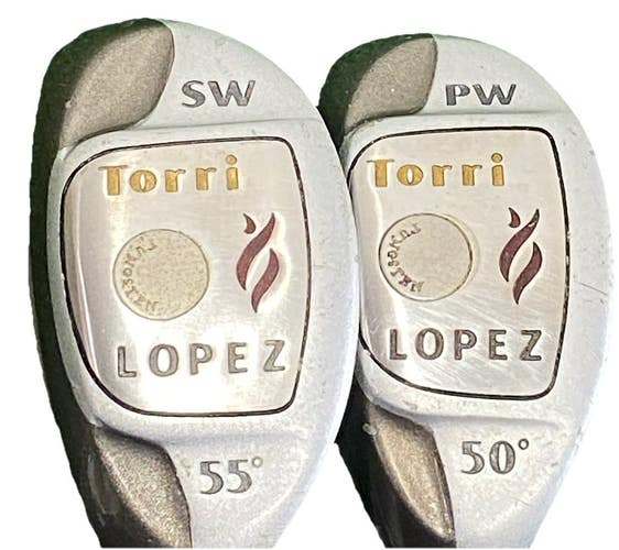 Nancy Lopez Torri Wedge Set PW,SW Petite Ladies FlexMatch3 Graphite RH New Grips