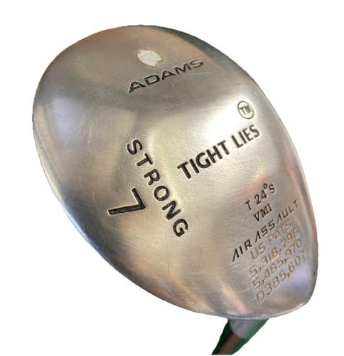 Adams Tight Lies VMI Strong 7 Wood 24* RH SuperShaft Regular Flex 41.5" New Grip