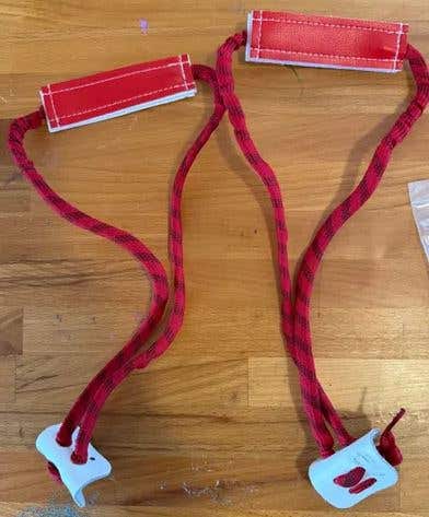 PLS Pro lace bungees Red- Long