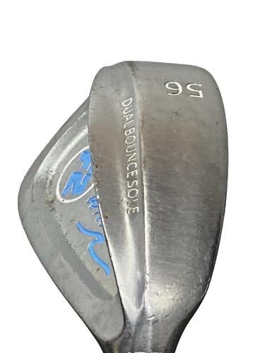 F2 Golf Wave Series Sand Wedge 56* Plus 2" Stiff Steel 37" RH Nice Jumbo Grip