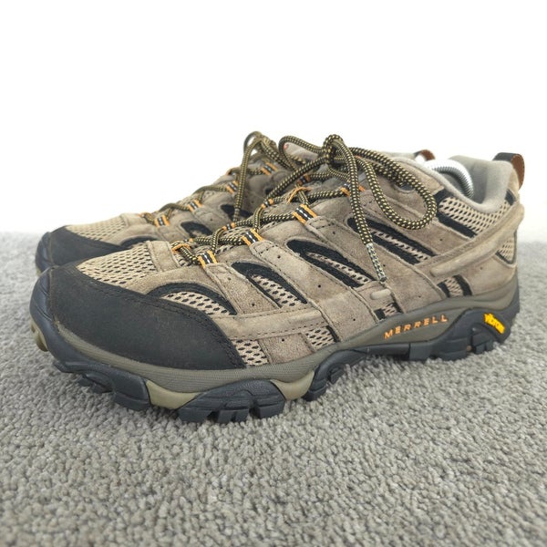 Merrell Moab 2 Ventilator Mens Size 12 Hiking Shoes Trail Sneakers Brown Low Top