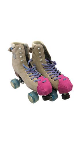 Used BTFL ROLLER SKATES Senior Roller Quad Skates Grey Senior 10 11859-S000030087