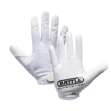 New Doom 1.0 Receiver Gloves White- Junior Large 11859-BAT811243078844
